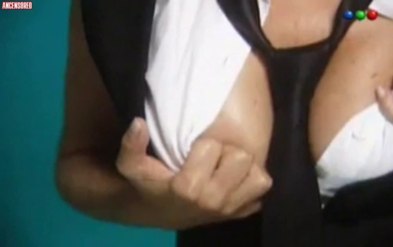 Araceli GonzLez boobs are visible