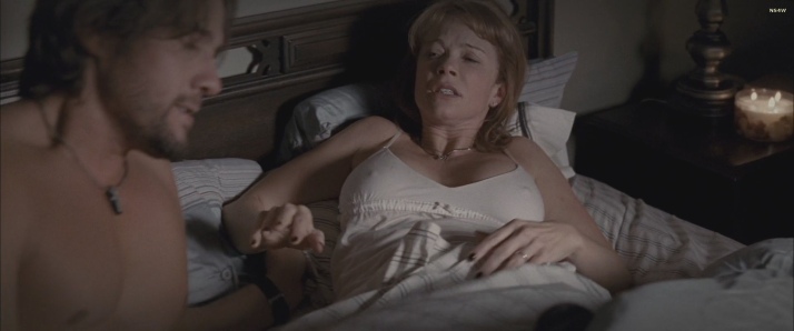 Lauren Holly in a skirt