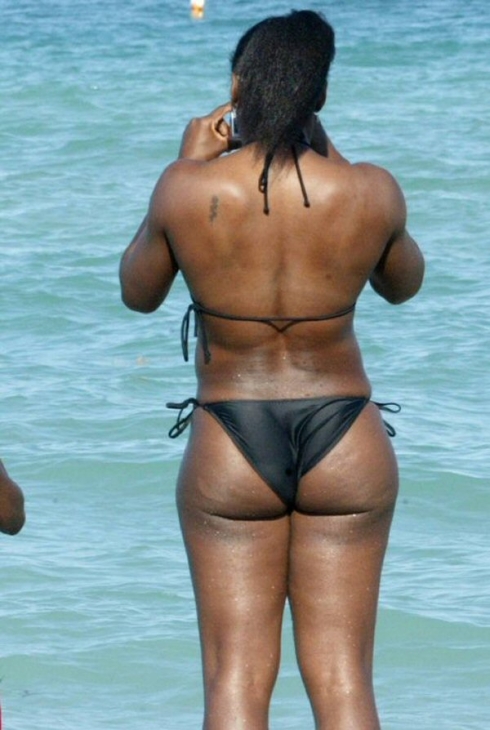 Serena Williams no underwear
