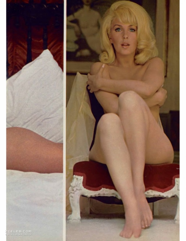 Stella Stevens in a skirt